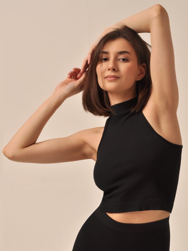 MY Топ женский TO061 TOP SLEEVELESS  RIB (1/100)